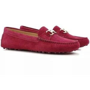Ferragamo pink loafers  size 9.5